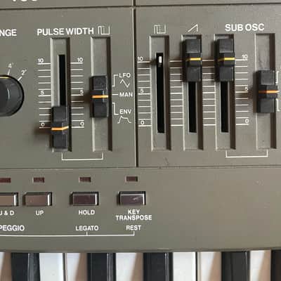 Roland SH-101 32-Key Monophonic Synthesizer 1982 - 1986 - Gray image 6