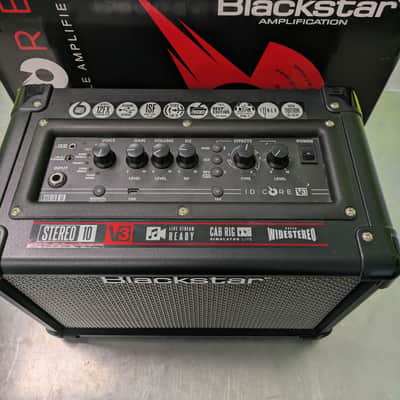 Blackstar ID:CORE 10 V3 Stereo 10-Watt 2x3" Digital Modeling Guitar Combo 2021 - Present - Black image 2