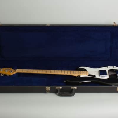 Fender  Precision Bass Solid Body Electric Bass Guitar (1975), ser. #647091, black tolex hard shell case. image 10