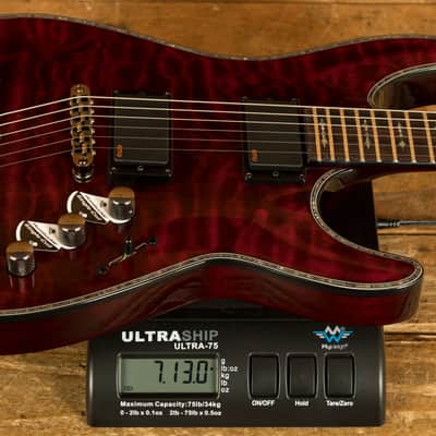 Schecter Hellraiser C-1 - Rosewood - Black Cherry image 8