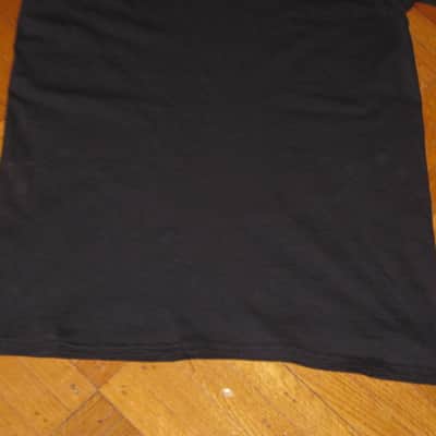 new (NO packaging / NO hang tag) A+ genuine Dunlop TORTEX MEN'S "VINTAGE" T-SHIRT, DSD31MTSM, Size Medium - Black, 100% Cotton, Short Sleeve - Graphic is yellowish-gold (this is NOT a vintage shirt) the graphic / logo is vintage style image 10