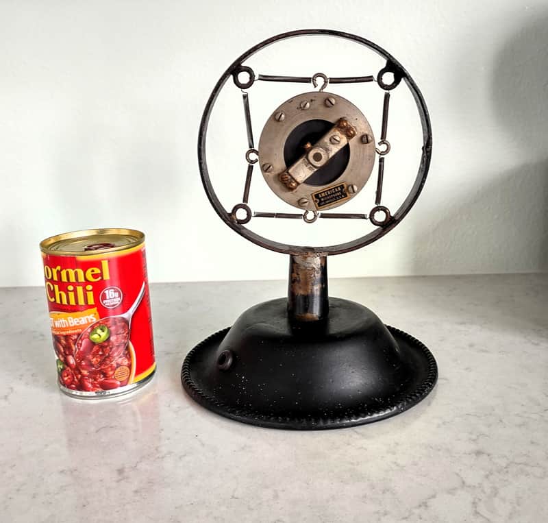 Vintage 1930s American Microphone Co. Carbon "Ring & Spring" Mic w/ Heavy Desk Base image 1