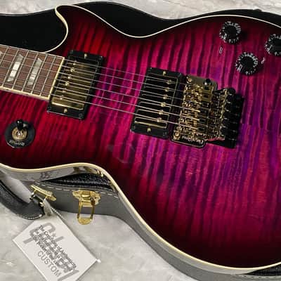 NEW! Gibson Custom Les Paul Axcess Standard Figured Top Floyd Rose Electric Guitar - Greatest Hits II - Authorized Dealer - Tri-Berry Burst - WOW! 8.45lbs - G07676 image 8