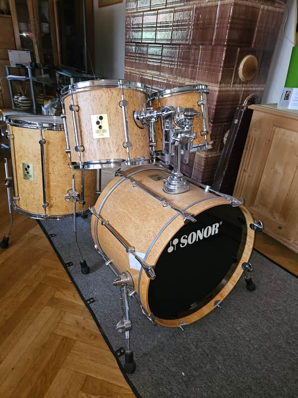 Sonor Maserbirke FORCE 3000 Shellset 80s- 90s - Maserbirke image 1