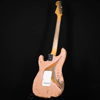 Fender Custom Shop Limited Edition '59 Stratocaster Super Heavy Relic- Aged Dirty Shell Pink/ Chocolate 3 Tone Sunburst 2025 (CZ586151) image 15
