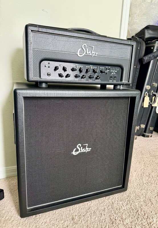Suhr PT15IR Pete Thorn Signature 3-Channel 15-Watt 2x12" Guitar Amp Half Stack 2019 - Present Black image 1