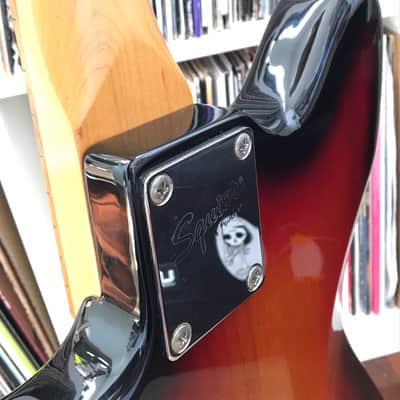 Squier Jagmaster II (2005) with hardcase. Sunburst, tortoise, alder, rosewood. image 11