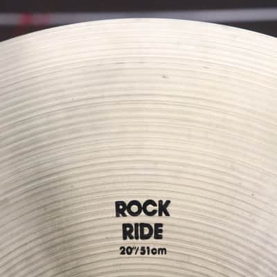 Zildjian 20" A Rock Ride Cymbal #2 image 2