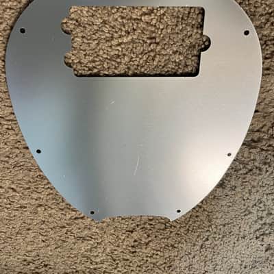 New Silver Brushed Anodized Aluminum Music Man Stingray Bass Pickguard 4 String Music Man image 3