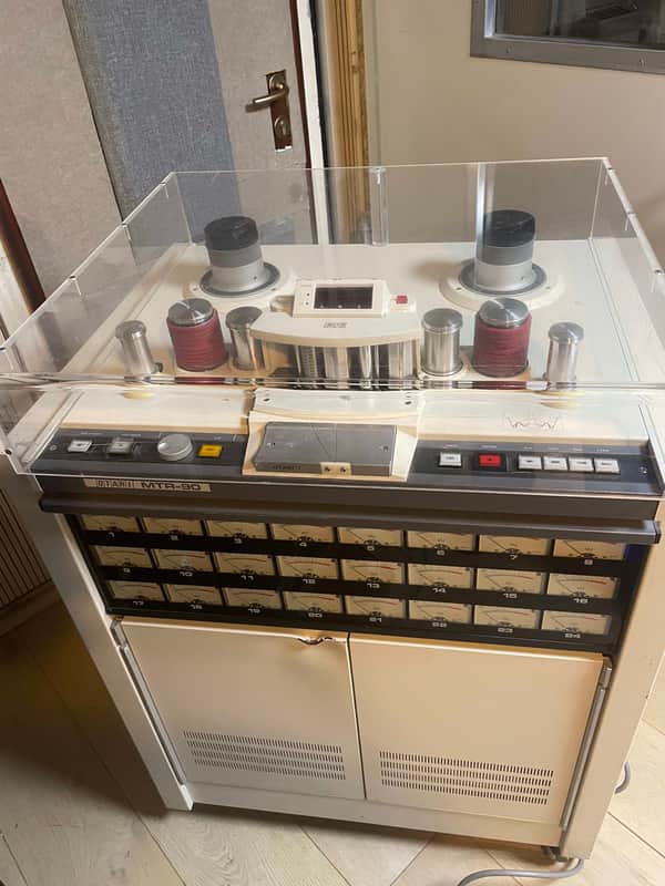Otari MTR-90 MKII 2" 24-Track Tape Machine with Remote Control and Auto Locator 1980s - White image 1
