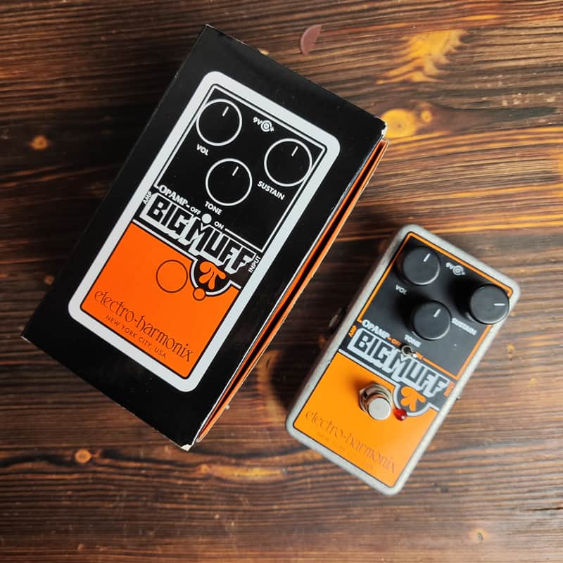 Electro-Harmonix Op Amp Big Muff Pi Reissue 2017 - Present - Black/Orange image 1