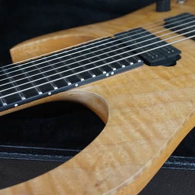 Bernie Rico junior (jr.) Hesperian 727 7 string 2012 natural oiled finish image 6