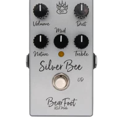 NEW SILVER BEE by BearFoot FX! Overdrive / Distortion with "Nature," Mid, and Treble Controls! Dumble Inspired, USA MADE **FREE SHIPPING!** image 3