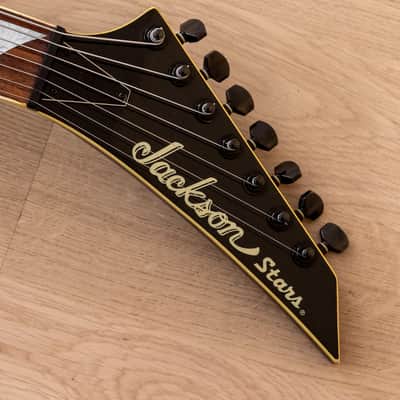 2000s Jackson Stars Kelly KE7 7 String Electric Guitar Black Japan