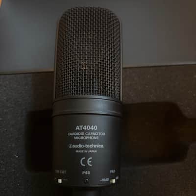Audio-Technica AT4040 Large Diaphragm Cardioid Condenser Microphone 2010s - Black image 3