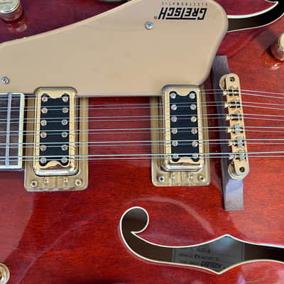 Gretsch G5422G-12 Electromatic Hollow Body 12-String in Walnut Stain with Gold Hardware PLUS Hard Case! image 4