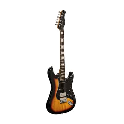 Stagg Vintage Series Electric Guitar - Sunburst - SES-60 SNB image 3