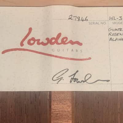 Lowden WL-35J 2024 acoustic guitar - crossover perfection made from Guatemalan rosewood and alpine spruce - check video! image 17