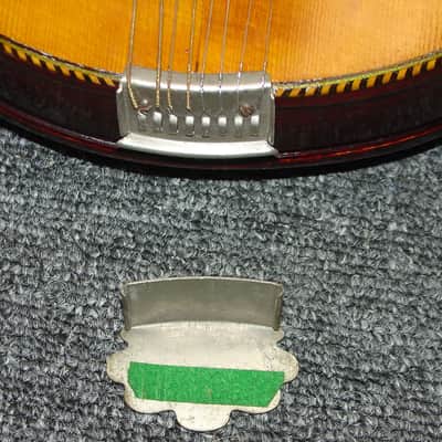 Vintage Weymann & Son Mandolute Curved-Back Mandolin Flame Maple - USA image 7