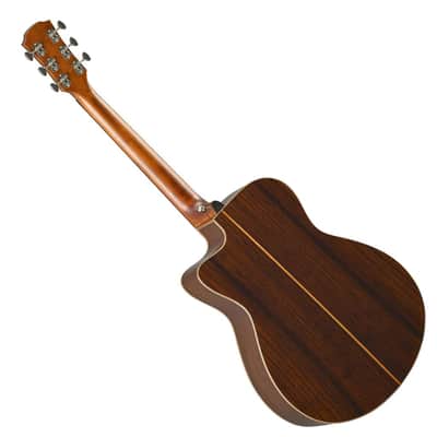 Yamaha AC5R All Solid Concert Acoustic Electric Guitar w/Hard Case - Vintage Natural image 3