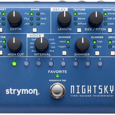 Strymon NightSky Time-Warped Reverberator | Reverb