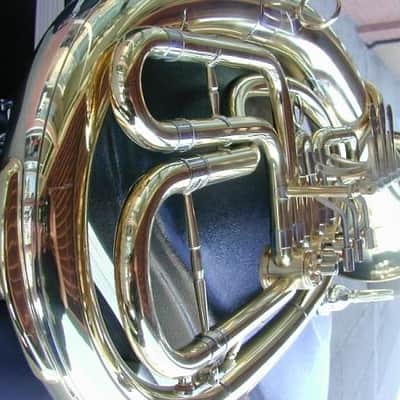 German Country Style Bb 3 Rotary Baritone & Tenor Horn image 4