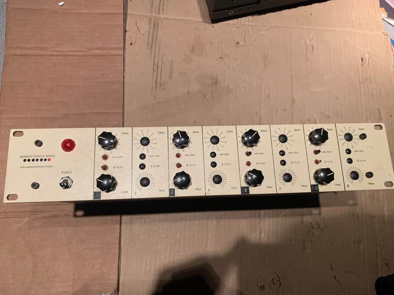 Seventh Circle Audio N72 (Neve Style) Preamp Modules (PAIR) + SCA T15 Pre’s (Pair) CH-01 Chassis image 1