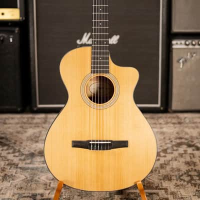 Taylor 112ce-N Nylon Grand Concert Acoustic/Electric Guitar with Gig Bag image 3