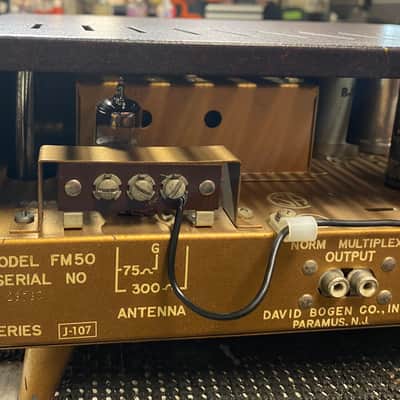Vintage Bogen FM50 Tube Tuner image 3