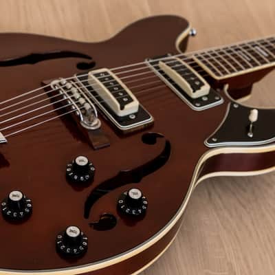 1970s Lyle 5102-T Vintage Hollowbody Electric Guitar, Japan, Matsumoku, Aria image 6
