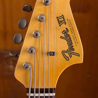Fender Bass VI Custom Shop Journeyman Relic 2018 - Olympic White image 14