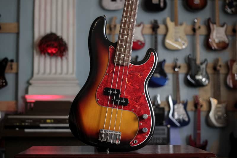 Fender PB-62 Precision Bass Reissue MIJ Made in Japan 1993 Sunburst image 1