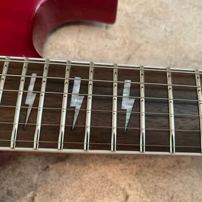 NEW IN BOX Firefly SG Angus Young AC DC Signature SG Custom Tribute Lightning Inlays FFLGS image 8