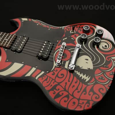 Immagine Epiphone Emily the Strange G-310 2003 - 2010 - Ebony with Emily the Strange Graphic - 3