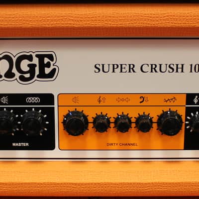 Orange Amplifiers Super Crush 100W Guitar Amp Head Orange image 1