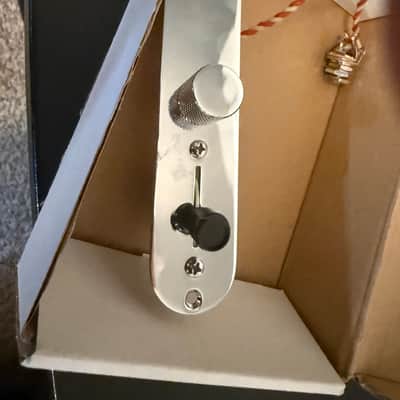 920D Custom T4W-C 4-Way Tele Control Plate with Oak Grigsby Switch Chrome * New Never Installed image 4