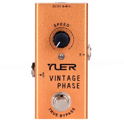 YUER Vintage Phase Electric Guitar Effects Pedal True Bypass ✅New image 1