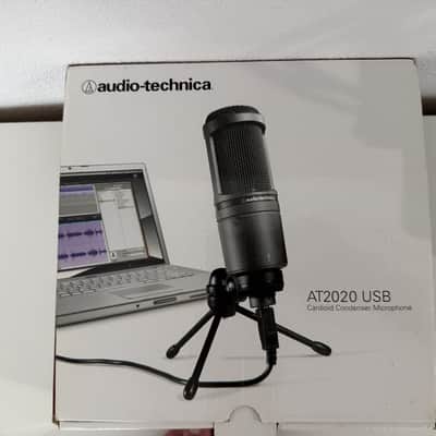 Audio-Technica AT2020 Large Diaphragm Cardioid Condenser Microphone 2010s - Black image 9