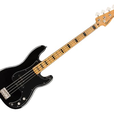 Used Squier Classic Vibe '70s Precision Bass - Black w/ Maple FB image 1