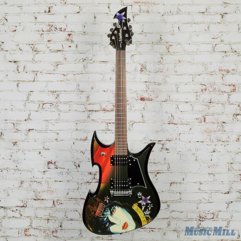 Washburn PS400 KISS Paul Stanley Electric Guitar w/Bag (USED) | Reverb