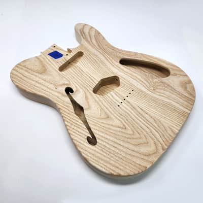 Brio 2 piece Roasted Swamp Ash Body "Thinline" T-Style - Unfinished image 4
