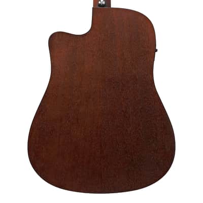 Used Ibanez PF54CE Cutaway Dreadnought A/E Guitar - Weathered Black image 7