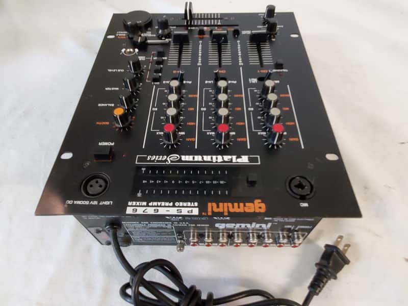 Gemini PS-676 Stereo Preamp Mixer - Platinum Series - Good | Reverb