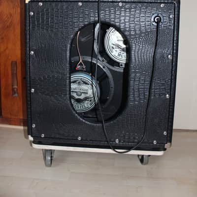 Immagine Amplified Nation Overdrive Reverb 2023 - 50W version - Custom Black Crocodile - Head + 2 x 12" Warehouse WGS12L Cab ! - 15