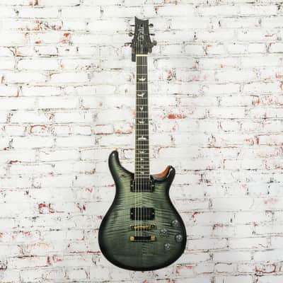 PRS - (2018) McCarty 594 Wood Library 10-Top Electric Guitar Trampas Green Smokehouse Burst with OHSC - USED image 2