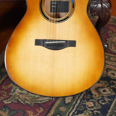 *New 2026 Model* Yamaha TAS3C-SBD Sitka/Mahogany Sandburst Concert Guitar w/the NEWEST TransAcoustic System #0165 image 2