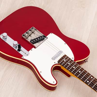 1990 Fender Telecaster Custom '62 Vintage Reissue TL62B-650 Candy Apple Red Near-Mint, Japan MIJ Fujigen image 9