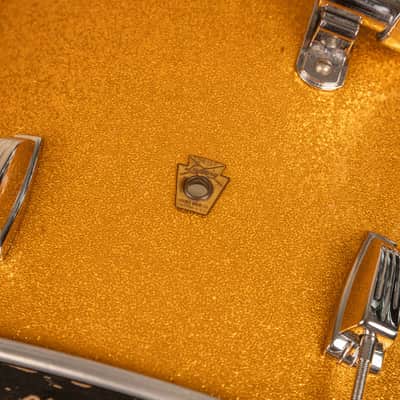 1960s Ludwig Gold Sparkle Super Classic Drum Set image 12