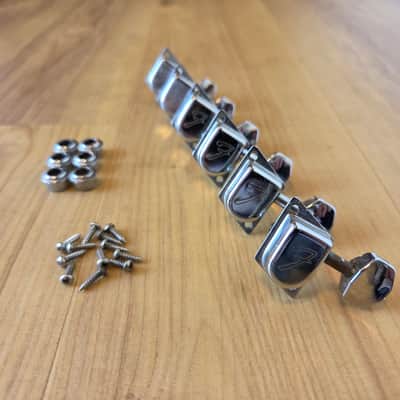 Set of Vintage Late 1970's Fender Guitar Tuners w/ Ferrules, Screws! image 1