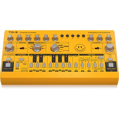 Behringer TD-3-Yellow Analog Bass Line Synthesizer - Yellow image 4